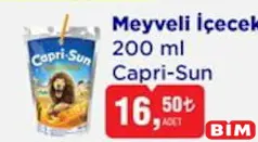 CAPRİ-SUN MEYVELİ İÇECEK 200 ML